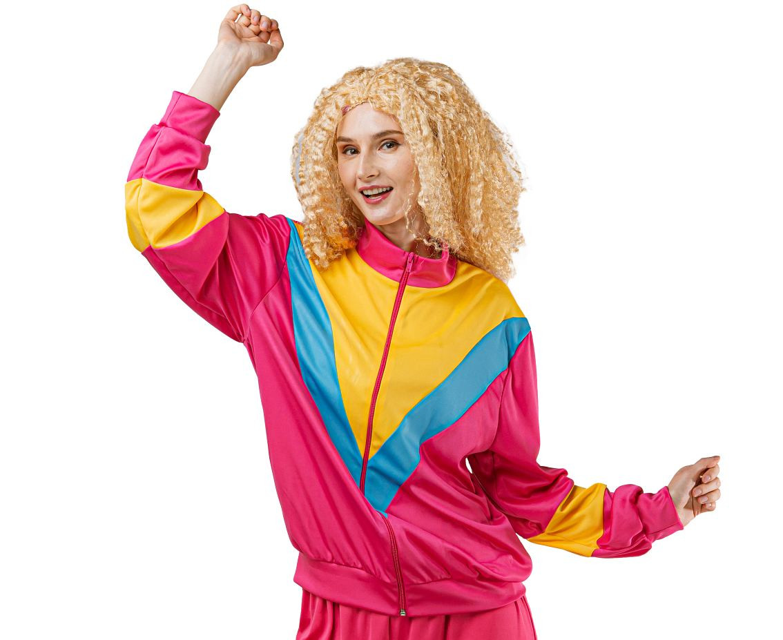 Role play-set for women Disco 80’s (jacket, pants), size S